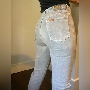 Vintage The Old Edwin grey London made Size 6 skinny jeans